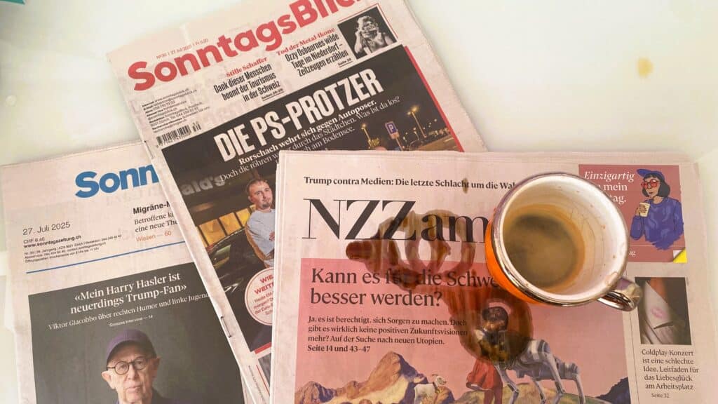 Ein Zürcher Blick in die Sonntagspresse