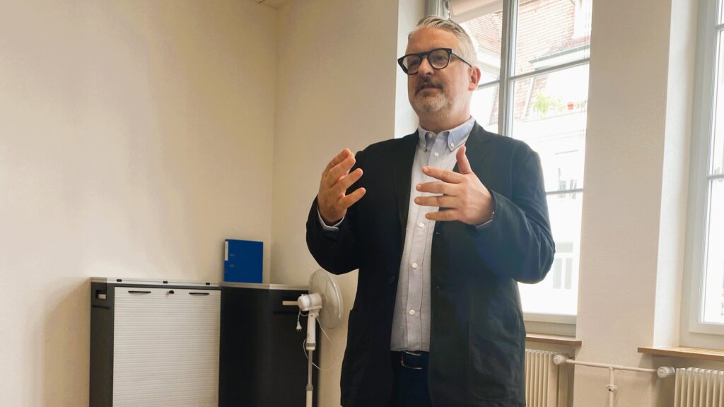 Auf dem Bild ist Martin Sturzenegger zu sehen, der neue VBZ-Direktor.