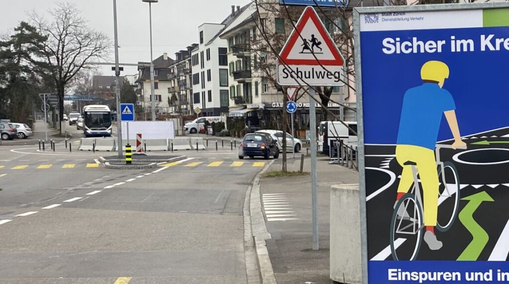 Sechs Unfälle! Wie man in Zürich Kreise zieht – bis es kracht