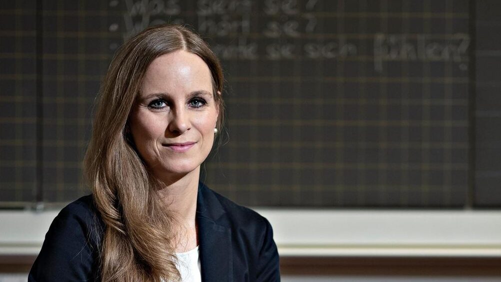 Auf dem Bild zu sehen: FDP-Gemeinderätin Yasmine Bourgeois.