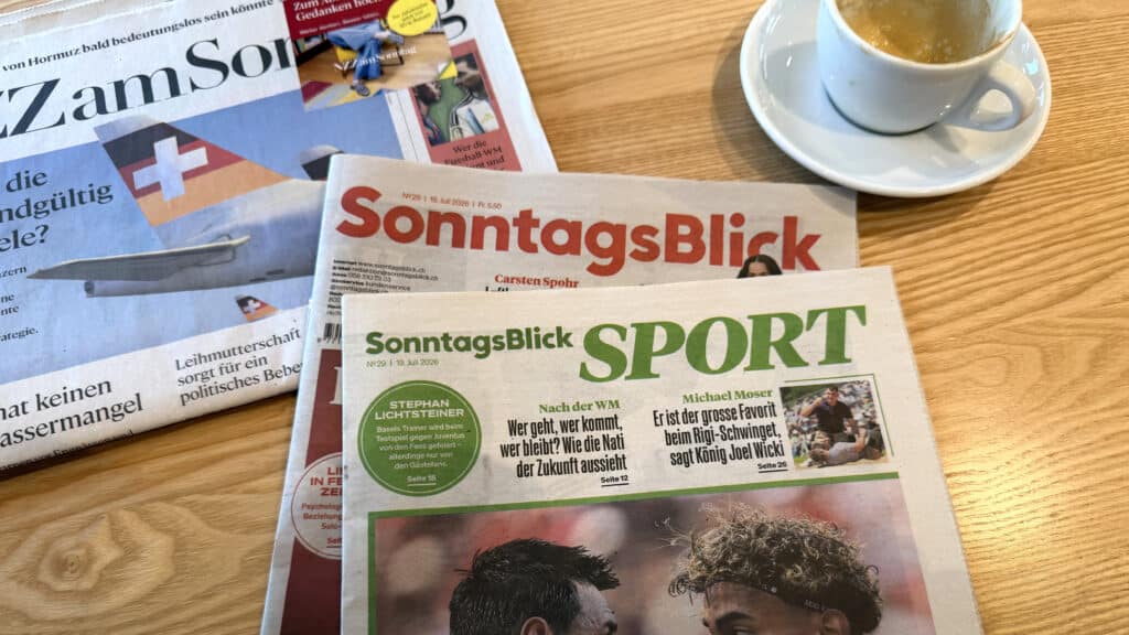 Der „SonntagsBlick“ und die Samstagswette